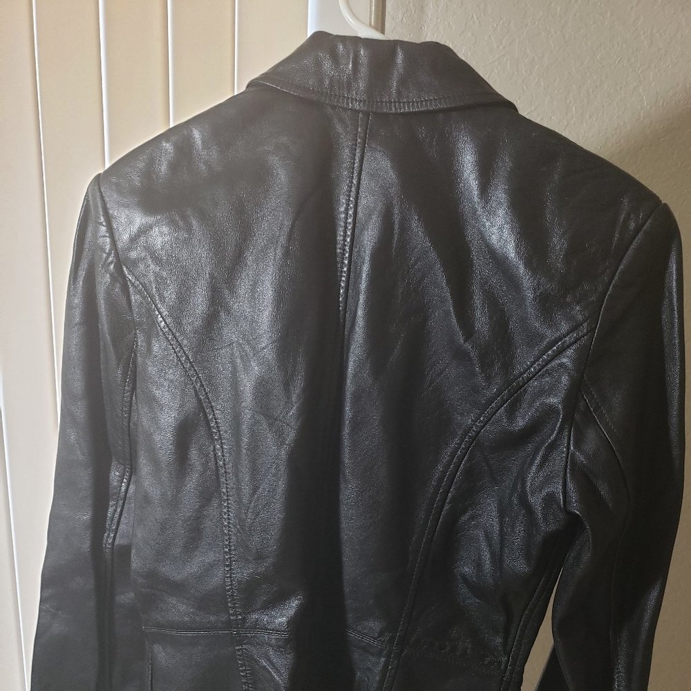 Cach'e leather blazer - Picture 5 of 5